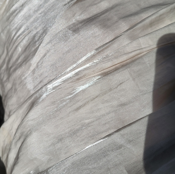 Elastic waistband pleated skirts - Romantic sheer style - Picture 2 of 2